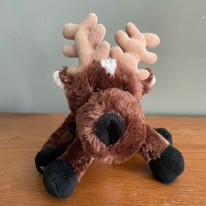 Ganz Webkinz Plush Reindeer Elk Moose Brown Stuffed Animal Toy 9 Inch No Code